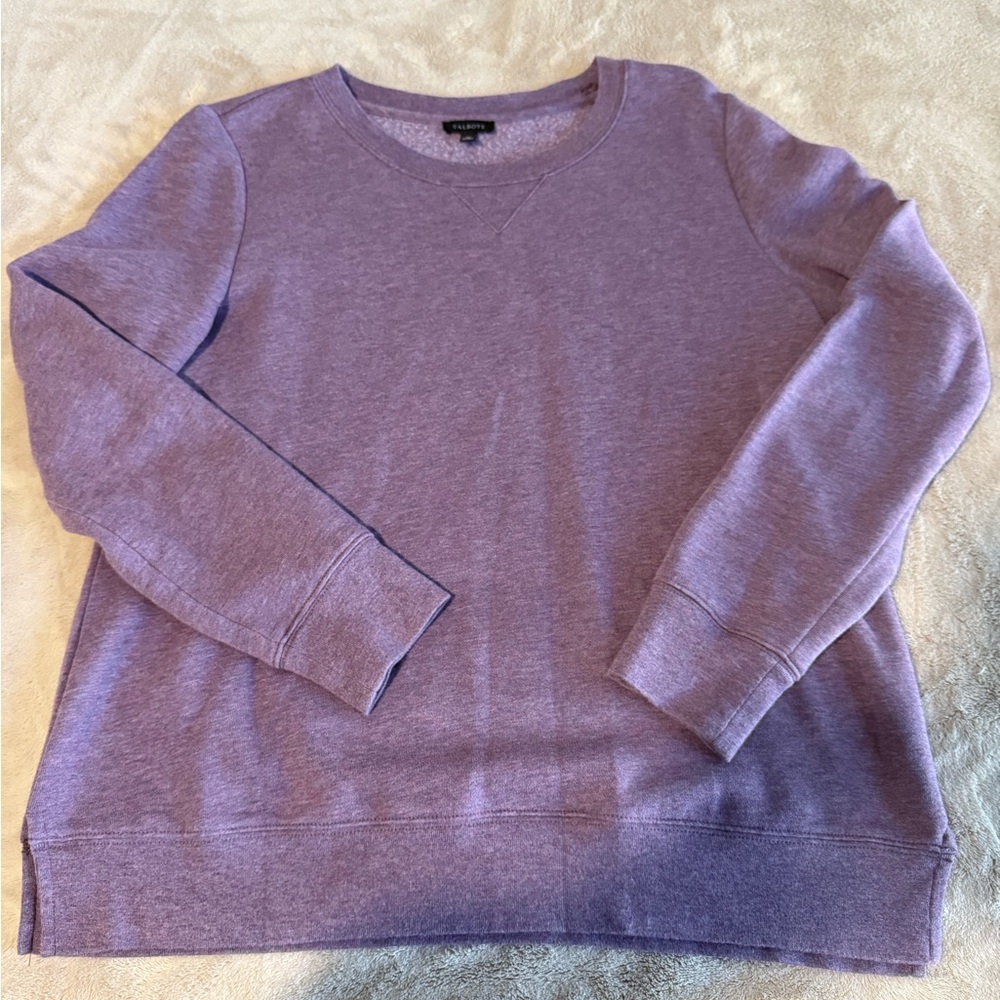 Talbots purple Crew Neck Sweater